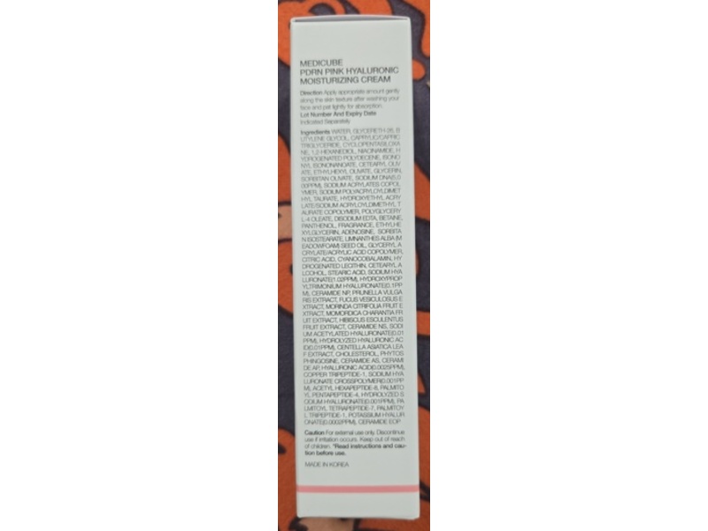 Medicube Pdrn Pink Hyaluronic Moisturizing Cream, 1.69 fl oz/50 mL