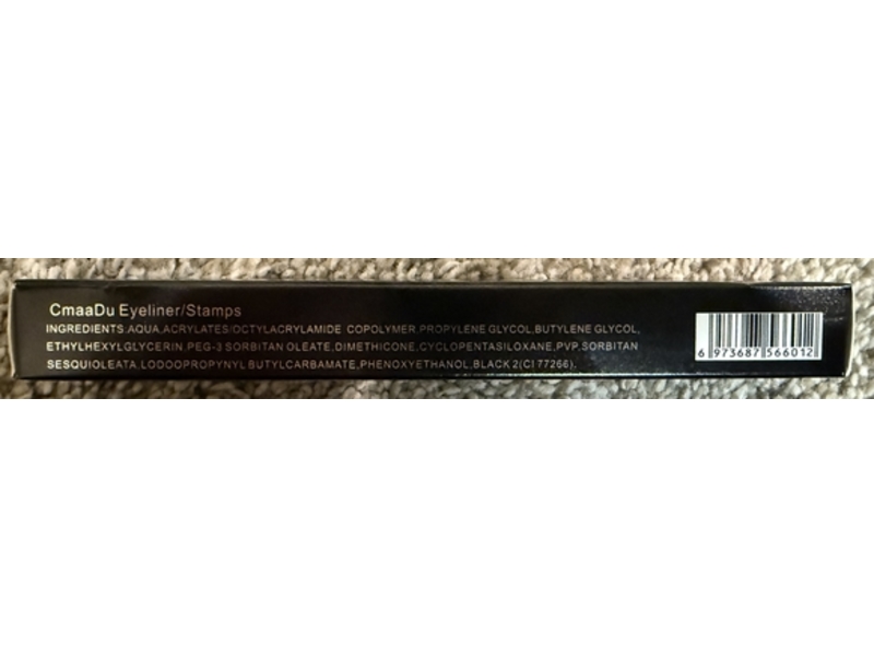 Bobeini Eyeliner & Eye Wing Stamp, Black, 3.5 mL