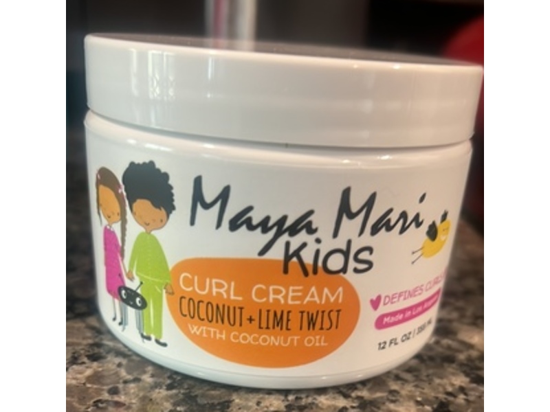 Maya Mari Kids Curl Cream, Coconut + Lime Twist, 12 oz/355 mL