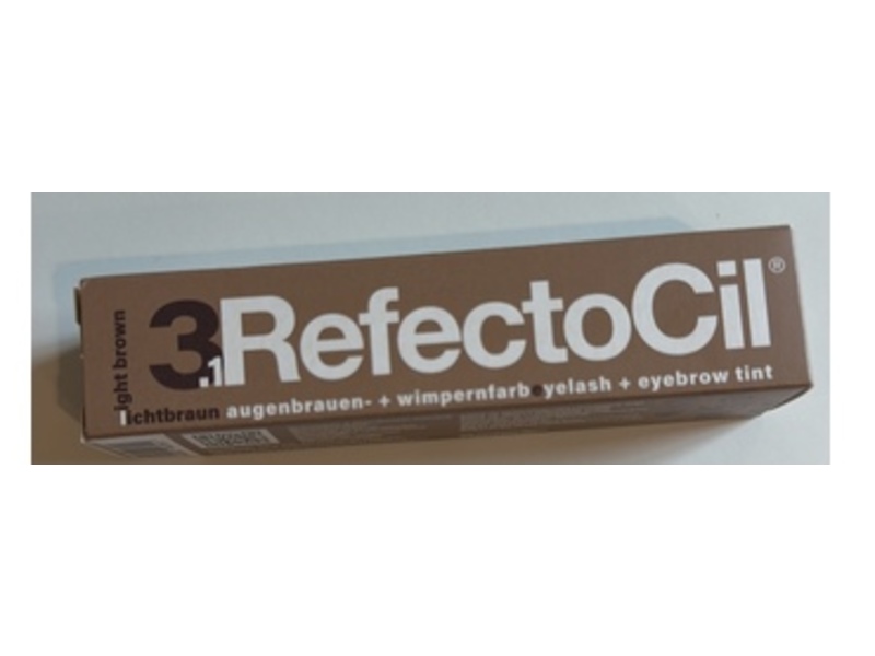 RefectoCil Eyelash + Eyebrow Tint, Light Brown 3.1, 15 mL