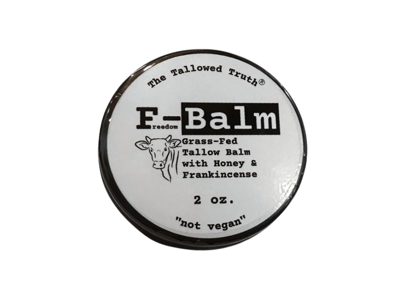 The Tallowed Truth F-Balm Whipped Body Butter, Honey & Frankincense, 2 oz