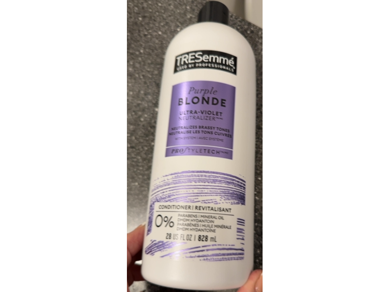 Tresemme Purple Blonde + Ultra-violet Conditioner, 28 fl oz/828 mL