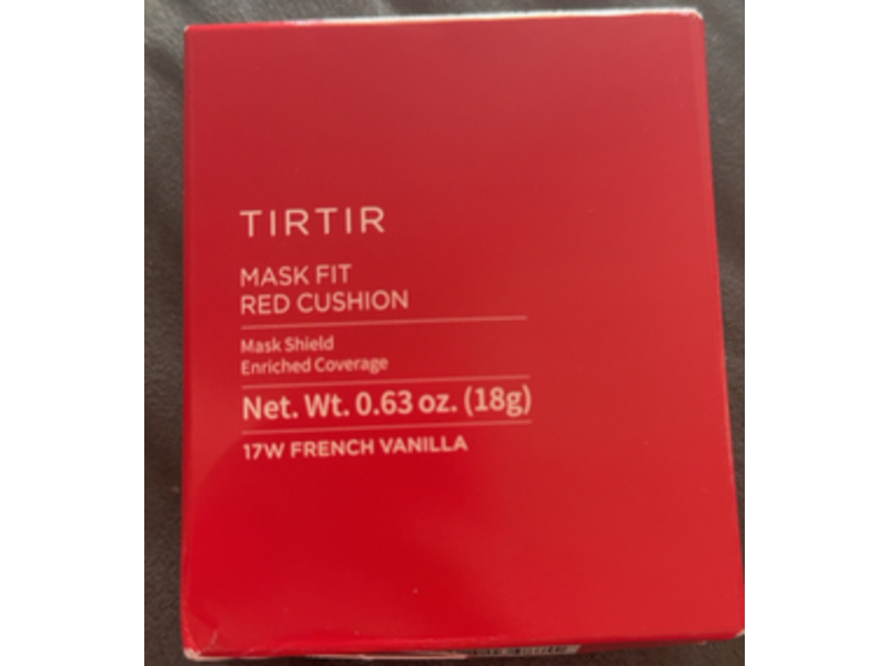 Tirtir Mask Fit Red Cushion Foundation, 17W French Vanilla, 0.63 oz/18 g