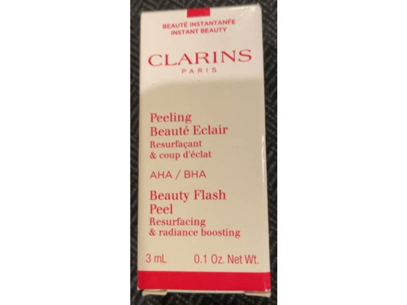 Clarins Paris Beauty Flash Peel, 0.1 oz/3 mL