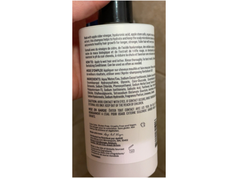 dpHUE ACV Revitalizing Shampoo, Apple Stem Cells + Hyaluronic Acid, 8.5 oz/250 mL