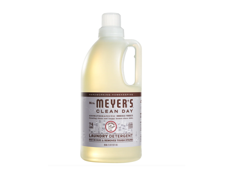 Mrs. Meyer's Clean Day Stain Removal Laundry Detergent, Lavender, 74 Loads, 64 fl oz/1.8 L