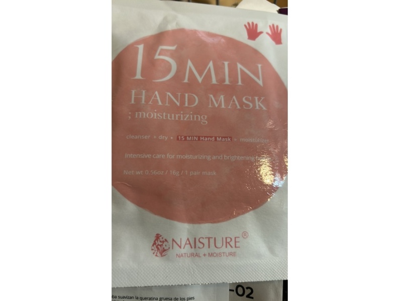 Naisture Moisturizing Hand Mask, 0.56 oz/16 g, 1 Pair