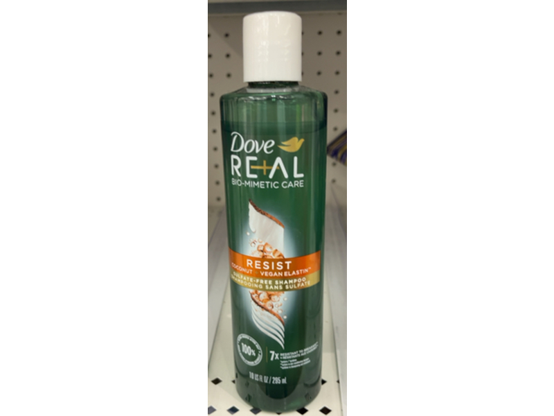 Dove Real Resist Sulfate Free Shampoo, 10 fl oz/295 mL