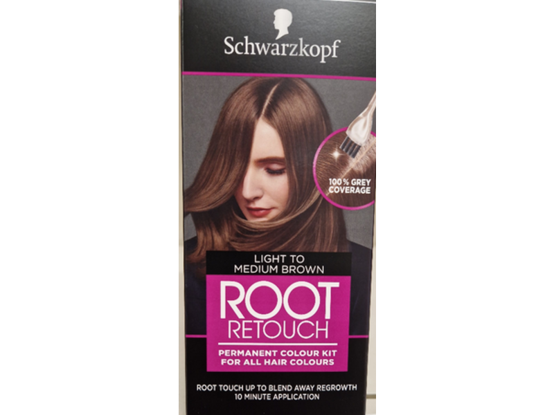 Schwarzkopf Permanent Colour Kit, Light To Medium Brown, 1 Application