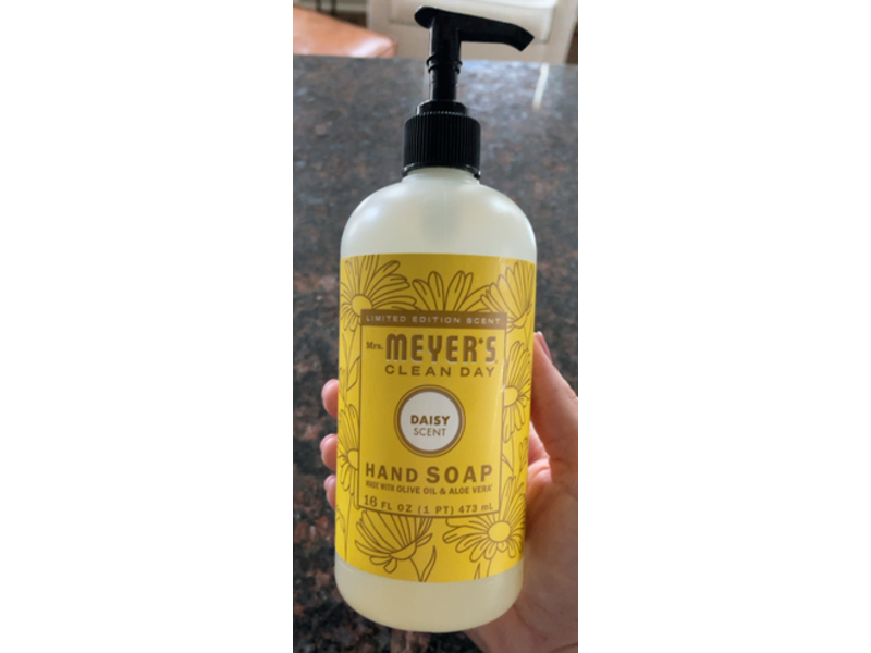 Mrs.Meyer's Clean Day Hand Soap, Daisy, 16 fl oz/473 mL