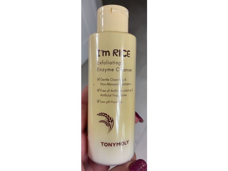 Tonymoly Exfoliating Enzyme Cleanser, I'm Rice, 1.76 oz/50 g