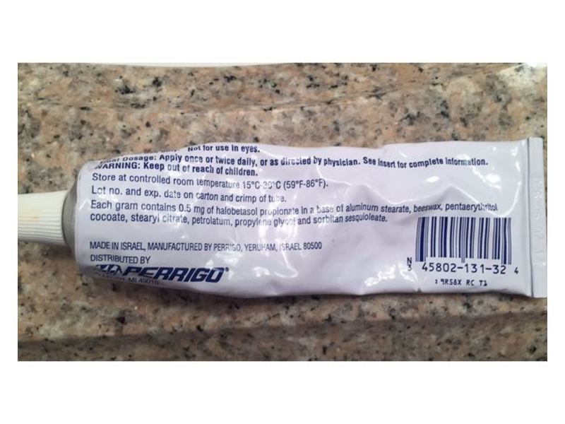 Halobetasol Propionate Ointment 0.05%, 50 g, Perrigo (RX)