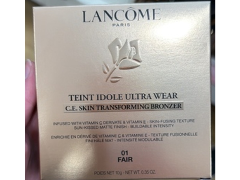 Lancome Teint Idole Ultra Wear Skin Transforming Bronzer, 01 Fair, 0.35 oz/10 g