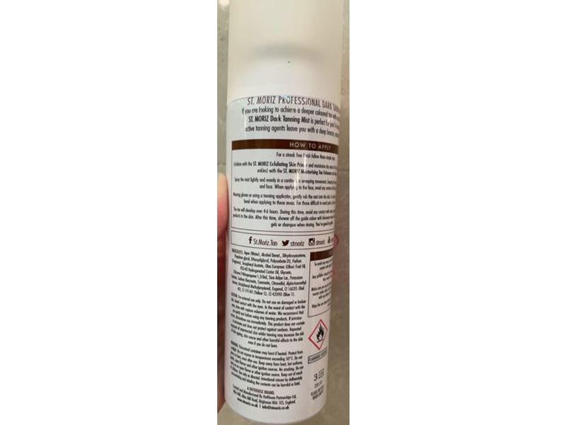 St. Moriz Tanning Mist, Dark, 5.07 fl oz/150 mL