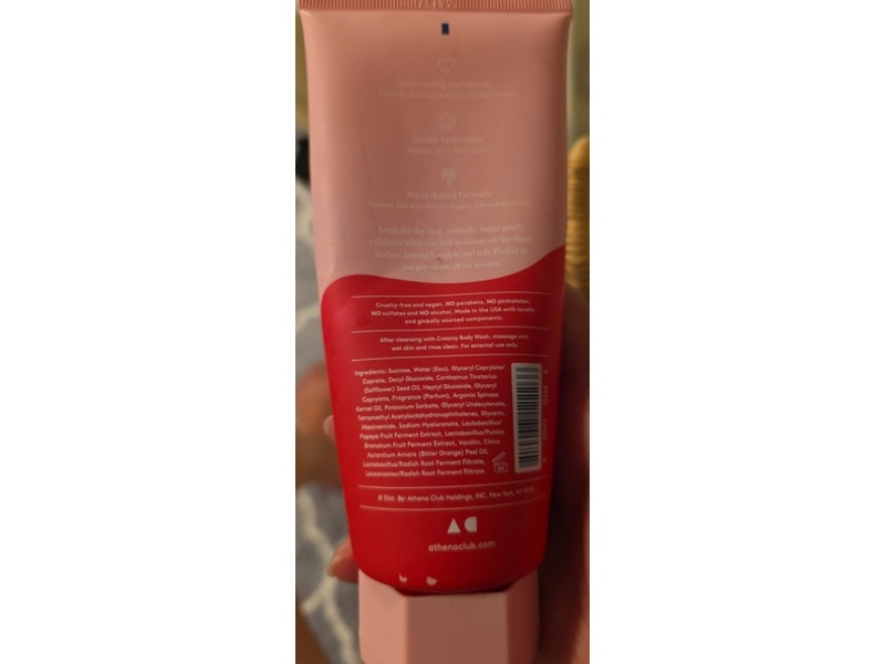 Athena Club Juicy Couture Gentle Sugar Scrub, Sweet Escape, 6 fl oz/177 mL