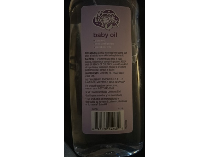 Always My Baby Baby Oil, 20 fl oz/591 mL