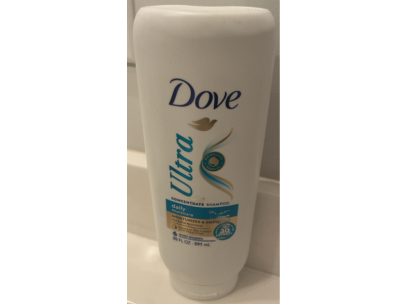 Dove Ultra Daily Moisturizes & Smooths Shampoo, 20 fl oz/591 mL