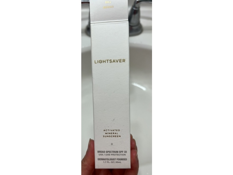Lightsaver Activated Mineral Sunscreen, SPF 33, 1.7 fl oz/50 mL