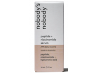 Nobody's Nobody AM Daily Routine Serum, Peptide + Niacinamide + Hyaluronic Acid, 1 fl oz/30 mL - thumbnail 1