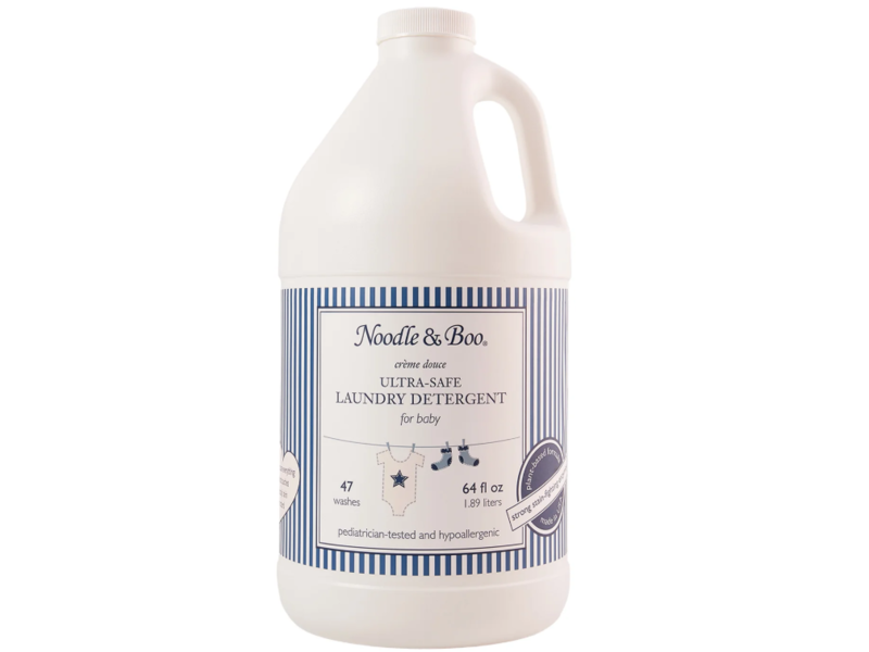 Noodle & Boo Ultra-Safe Baby Laundry Detergent, Creme Douce, 47 Loads, 64 fl oz/1.89 L