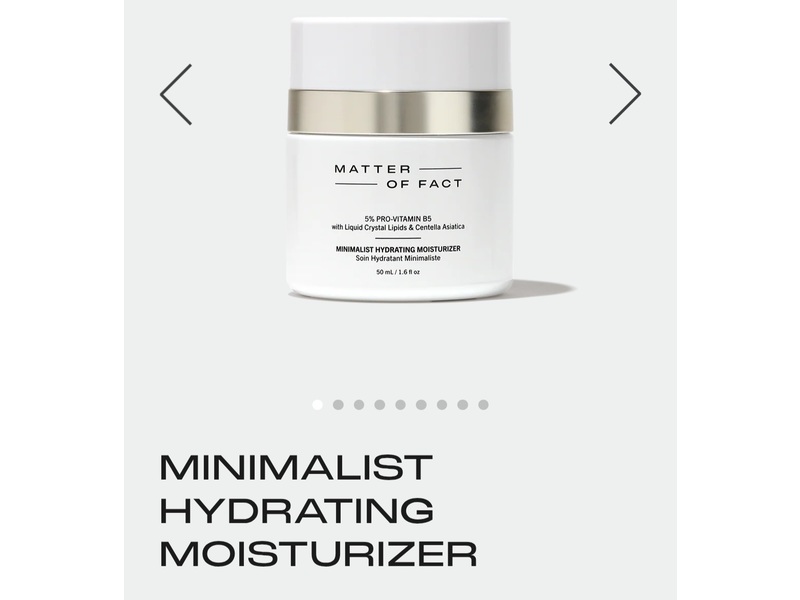 Matter Of Fact Minimalist Hydrating Moisturizer, 1.6 fl oz/50 mL