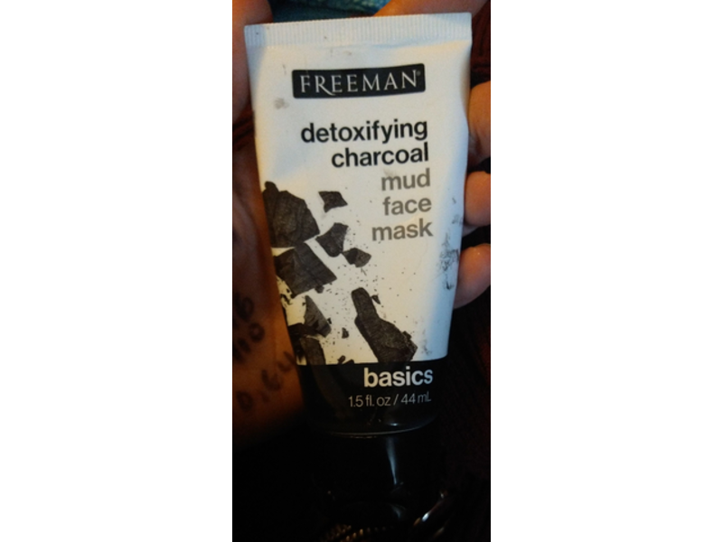 Freeman Detoxifying Mud Face Mask, Charcoal, 1.5 fl oz/44 mL