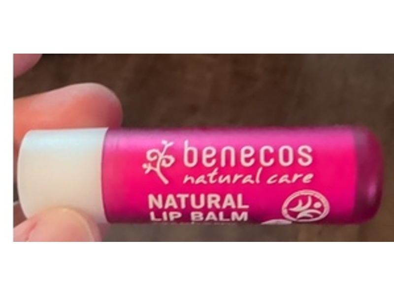 Benecos Natural Lip Balm, Raspberry, 0.17 oz/4.8 g