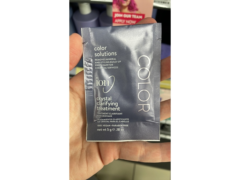 Ion Color Solutions Crystal Clarifying Treatment Ingredients and