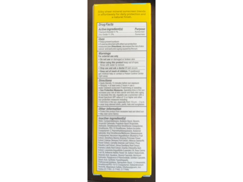 Bliss Sheer Tinted Daily Sunscreen, SPF 30, 1.4 fl oz/40 mL