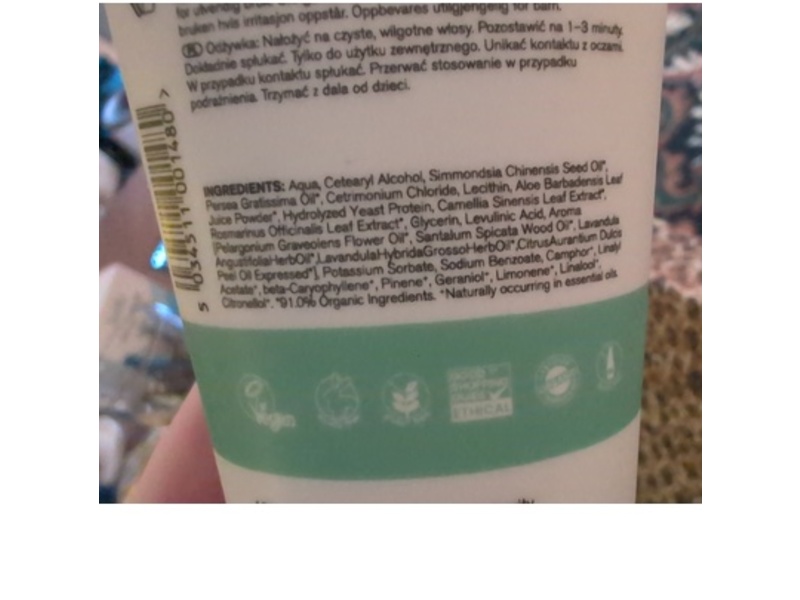 Green People Intensive Repair Conditoner, Green Tea & Orange Peel, 200 mL