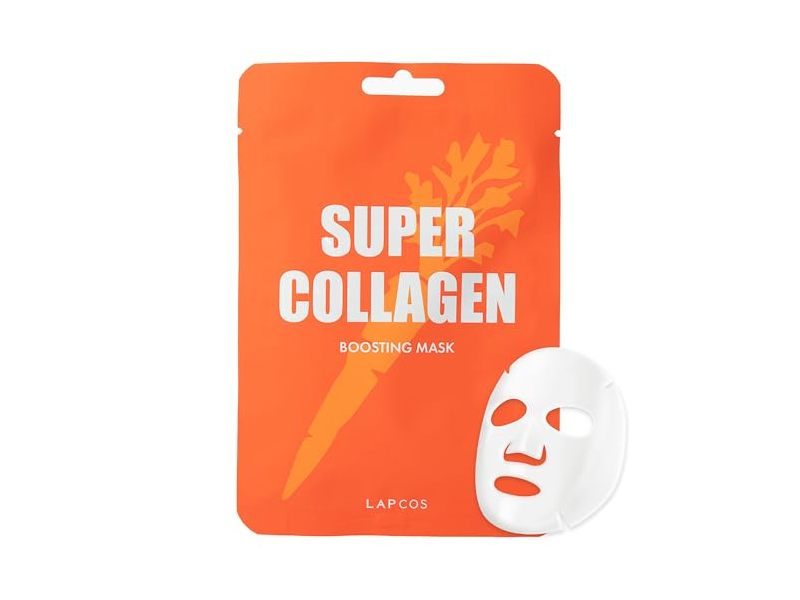 Lapcos Super Collagen Sheet Mask, 0.84 fl oz/25 mL