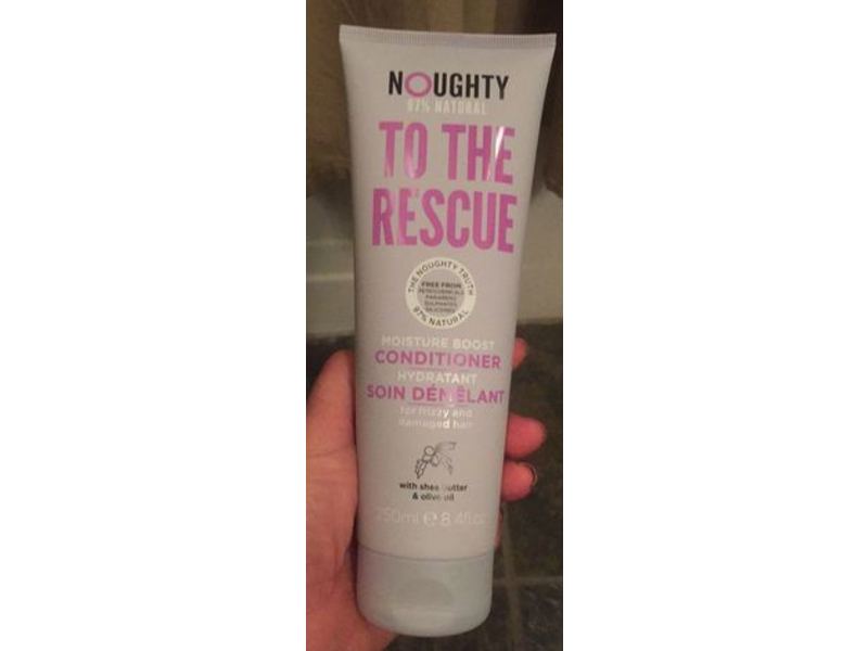 Noughty To The Rescue Moisture Boost Conditioner, Sweet Almond & Sunflower Seed, 8.4 fl oz/250 mL
