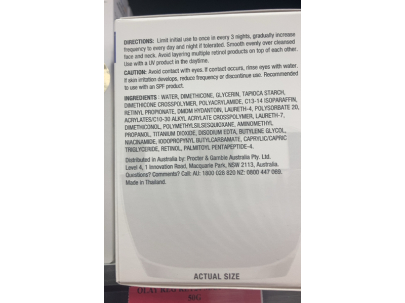 Olay Regenerist Max Night Moisturizer, Retinol 24, 50 g