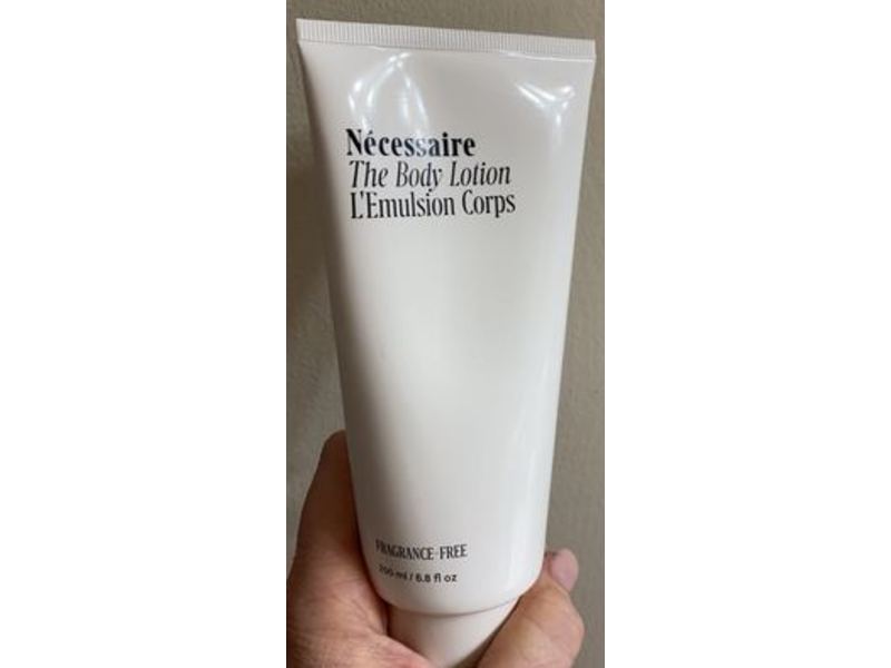 Necessaire The Body Lotion, Fragrance-Free, 6.8 fl oz/200 mL