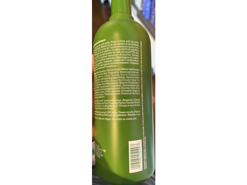 Aveda Be Curly Advanced Shampoo, 33.8 fl oz/ 1 L