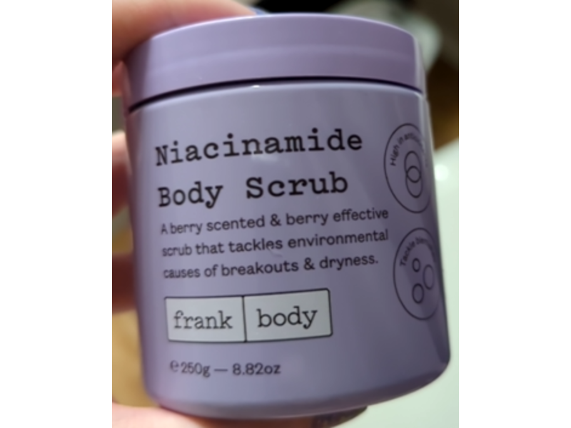Frank Body Body Scrub, Niacinamide, 8.82 oz/250 g