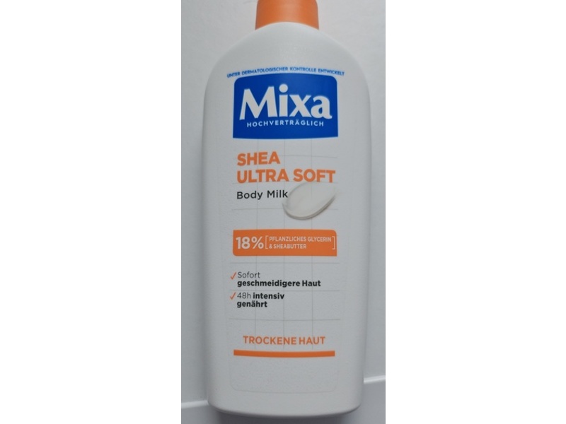 Mixa Shea Ultra Soft Body Milk, 8.3 fl oz/250 mL