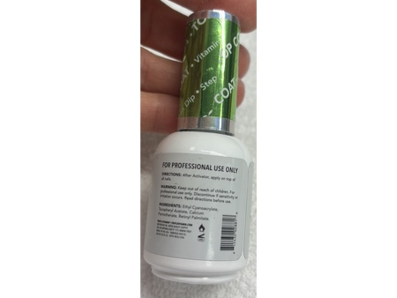 Triple Vitamin Dip Gel, 4 Top Coat, 0.61 fl oz/18 mL