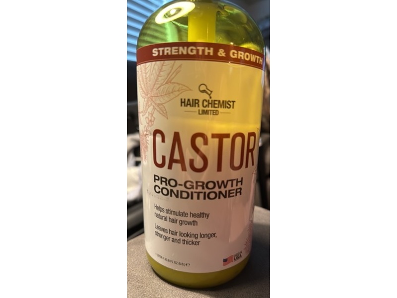 Hair Chemist Castor Pro-Growth Conditioner, 33.8 fl oz/1 L