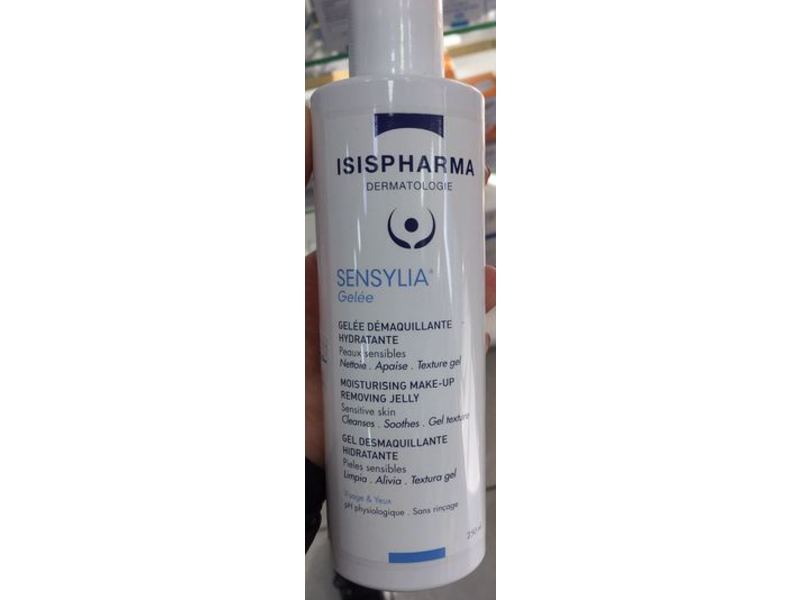 Isispharma Sensylia Moisturizing Make Up Removing Jelly, 250 mL