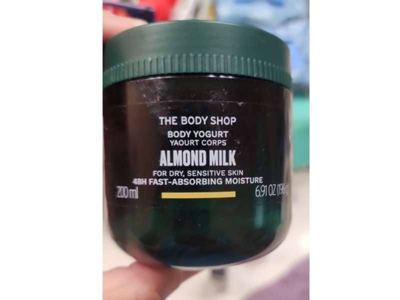 The Body Shop Body Yogurt, Almond Milk , 6.91 oz/196 g