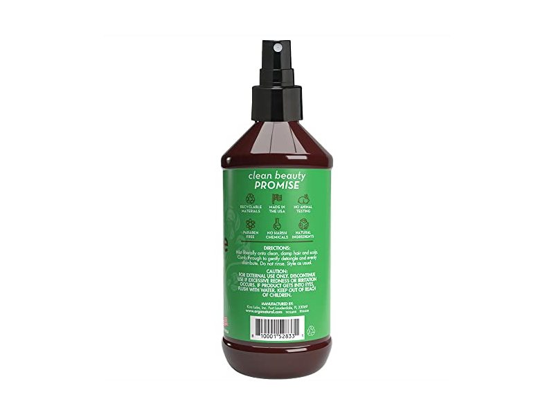 Arganatural Purifying Tea Tree Leave In Conditioner Spray, Natural Argan Oil, 8 fl oz/240 mL