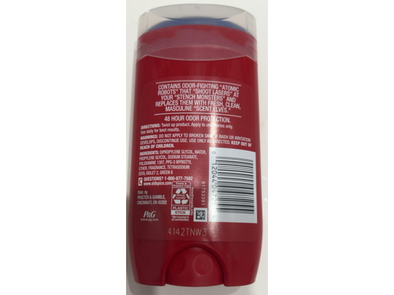 Old Spice High Endurance Deodorant, Refresh, 3.0 oz/85 g