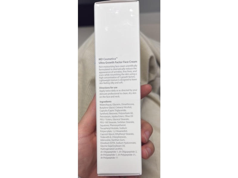 Md Cosmetica Ultra Growth Factor Face Cream, 1.7 fl oz/50 mL
