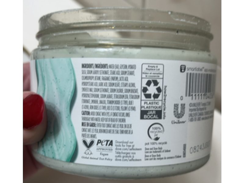 Dove Body Love Exfoliate Away Body Polish, 12 oz/340 g