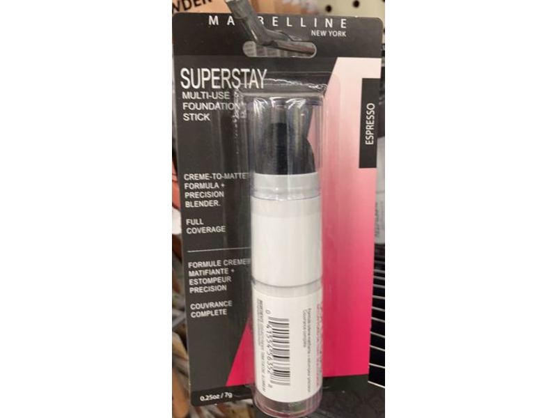 Maybelline New York Superstay Multi Use Foundation Stick, Espresso, 0.25 oz/7 g