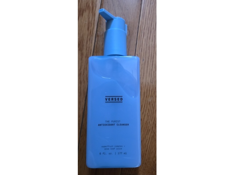 Versed The Purist Antioxidant Cleanser, Aloe Leaf Juice, 6 fl oz/177 mL