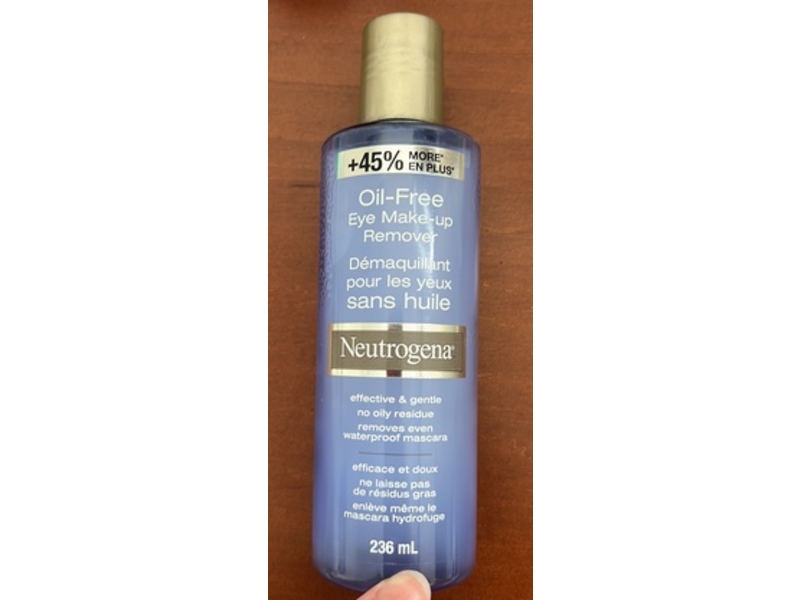Neutrogena Oil Free Eye Make Up Remover, 8 fl oz/236 mL