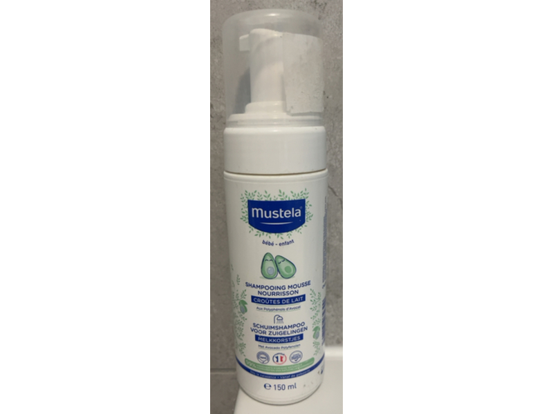 Mustela Foam Shampoo, 5.07 fl oz/150 mL