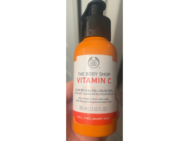 The Body Shop Glow Revealing Liquid Peel, Vitamin C, 3.3 fl oz/100 mL